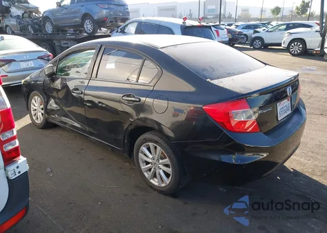 2012 Honda Civic Ex-L z USA, uszkodzony, nr VIN 19XFB2F93CE300455